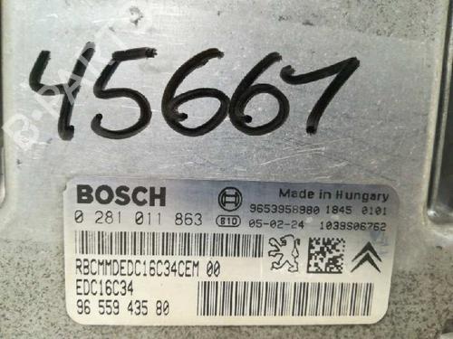 Engine control unit (ECU) CITROËN C4 I (LC_)  | BP20797761M57 