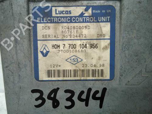 Engine control unit (ECU) RENAULT CLIO II (BB_, CB_) 1.9 D (B/CB0E, BB0J) | BP20797513M57 