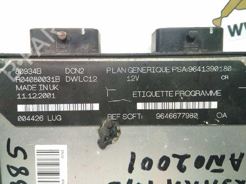 Engine control unit (ECU) CITROËN XSARA Coupe (N0) 1.9 D | BP20795941M57 