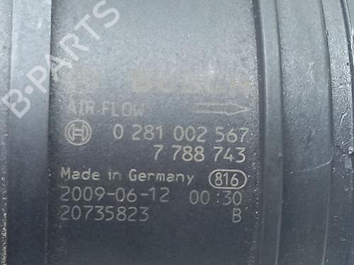 Mass air flow sensor BMW 1 (E87) 118 d | BP24404738M95 