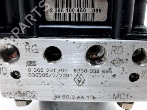 ABS pump RENAULT MEGANE II (BM0/1_, CM0/1_) 1.5 dCi (BM0F, BM0T, BM2B, CM0F, CM0T) | BP20732910M43 