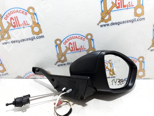 Used Right mirror PEUGEOT 208 I (CA_, CC_) 1.2 VTI 82 (82 hp) 20756048