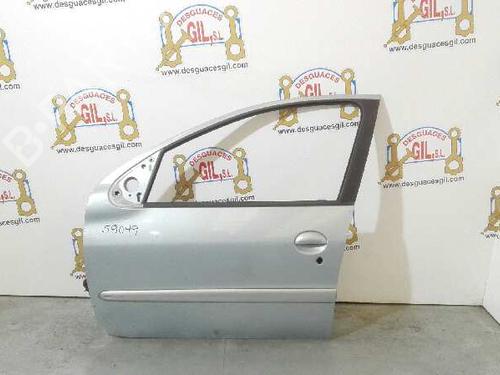 Used Left front door PEUGEOT 206 Hatchback (2A/C) 1.9 D (69 hp) 20807958