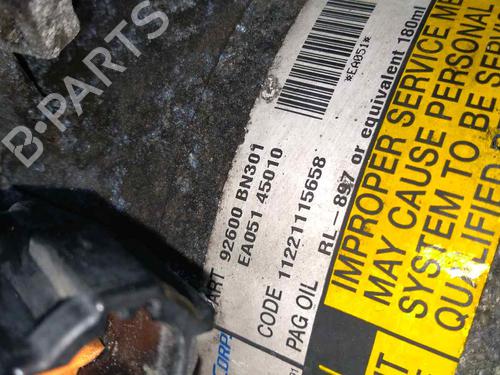 AC compressor NISSAN ALMERA II Hatchback (N16) 2.2 Di | BP20773562M34 