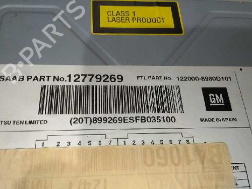 Bilradio SAAB 9-3 (YS3F, E79, D79, D75) 1.9 TiD | BP20789906E6 