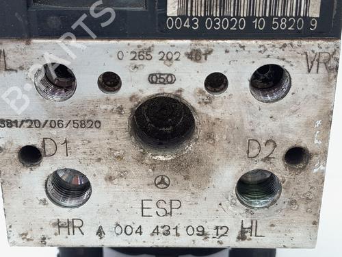 ABS pump MERCEDES-BENZ A-CLASS (W168) A 160 (168.033, 168.133) | BP27597561M43 
