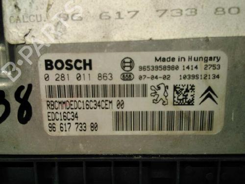 Engine control unit (ECU) CITROËN C4 I (LC_)  | BP20795563M57 