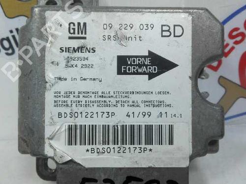 Kollisjonspute styreenhet OPEL VECTRA B (J96) 1.7 TD (F19) | BP20806184M53 