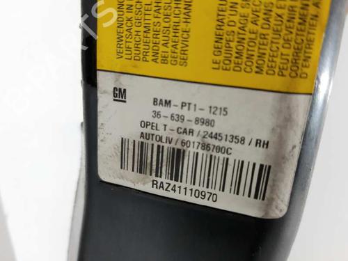Right curtain airbag OPEL ASTRA H (A04) 1.6 (L48) | BP20728262C12 