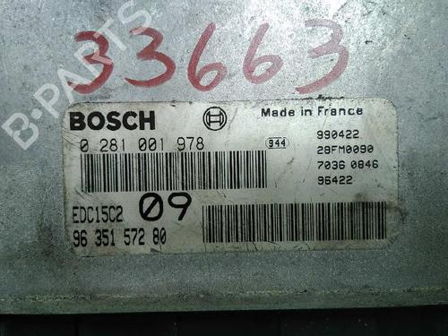 Engine control unit (ECU) CITROËN XANTIA (X1_, X2_) 2.0 HDI 109 | BP20794682M57 