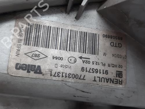 Left headlight RENAULT TRAFIC II Platform/Chassis (EL) 1.9 dCi 100 (EL0C) | BP37081694C28 - Image 5