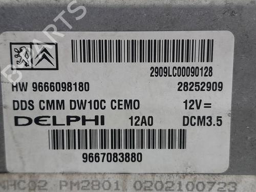 Engine control unit (ECU) PEUGEOT 3008 I MPV (0U_) 2.0 HDi 150 / BlueHDi 150 | BP24497474M57 