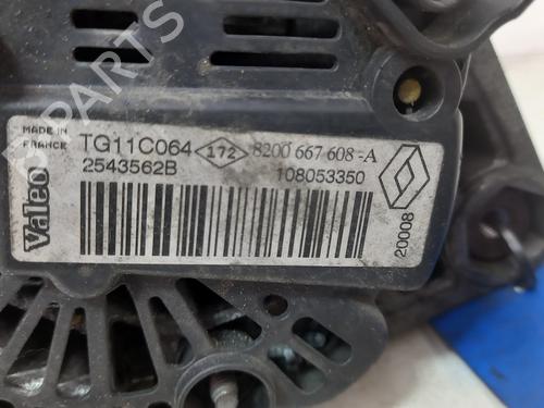 Alternator RENAULT CLIO II (BB_, CB_) 1.5 dCi (B/CB3M) | BP20757905M7 