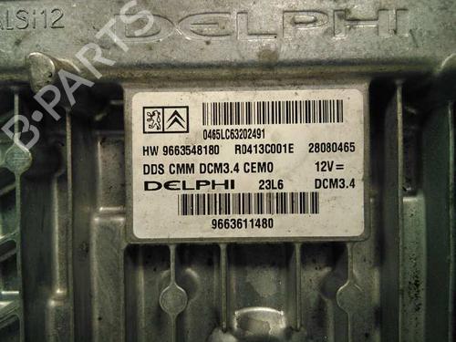 Engine control unit (ECU) PEUGEOT 407 (6D_) 2.0 HDi 135 (6DRHRH, 6DRHRE, 6DRHRG, 6DRHRJ) | BP20796394M57 