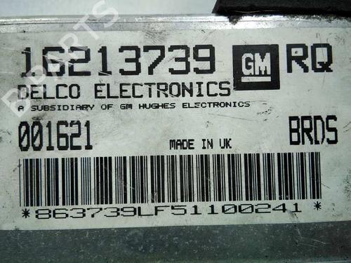 Engine control unit (ECU) OPEL TIGRA (S93) 1.4 16V (F07) | BP20799401M57