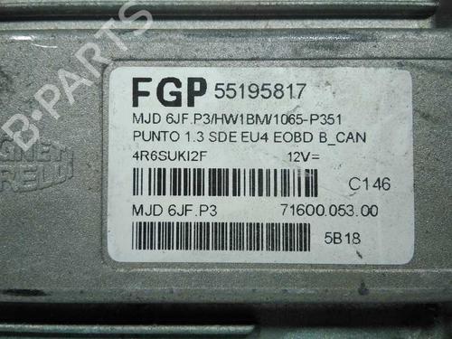 Engine control unit (ECU) FIAT PUNTO (188_) 1.3 JTD 16V | BP20799984M57 
