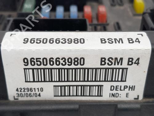 Fuse box PEUGEOT 307 CC (3B) 2.0 16V | BP28196169E1 