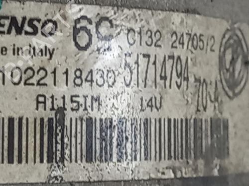 Alternator FIAT GRANDE PUNTO (199_) 1.4 (199AXB11, 199AXB1A, 199BXB1A, 199AXL1A) | BP20749154M7 