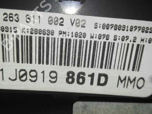 Instrument cluster VW GOLF IV (1J1) 1.6 | BP20786194C47 