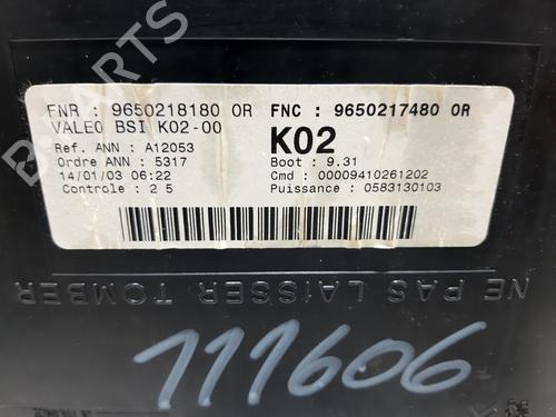 Fuse box PEUGEOT 307 (3A/C) 1.6 16V | BP20740013E1 