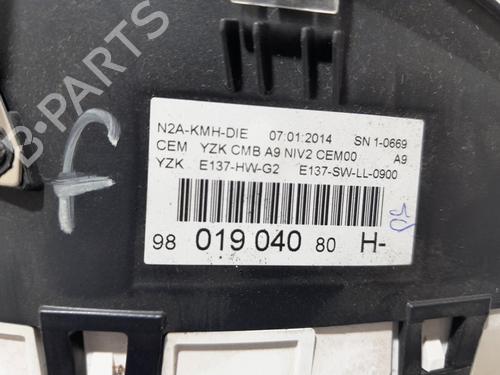 Instrument cluster PEUGEOT 208 I (CA_, CC_) 1.4 HDi | BP20759629C47 