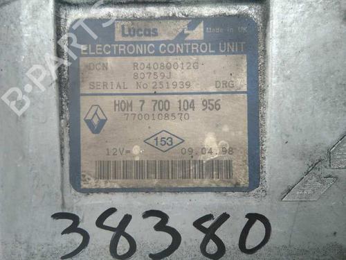 Engine control unit (ECU) RENAULT KANGOO (KC0/1_) D 65 1.9 (KC0E, KC02, KC0J, KC0N) | BP20797580M57 