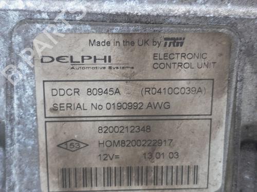 Engine control unit (ECU) RENAULT CLIO II (BB_, CB_)  | BP21100631M57 