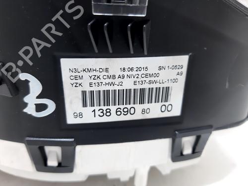 Instrument cluster PEUGEOT 208 I (CA_, CC_) 1.6 BlueHDi 100 | BP20745079C47 