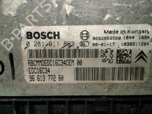 Engine control unit (ECU) CITROËN C4 I (LC_)  | BP20795508M57 