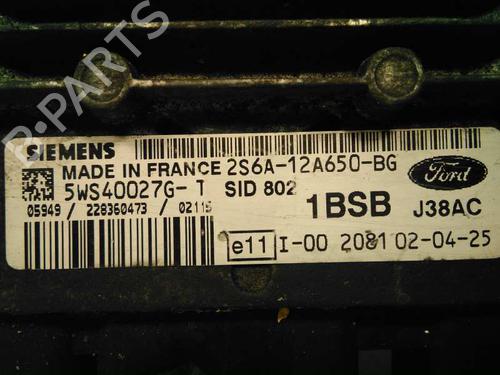 Engine control unit (ECU) FORD FIESTA V (JH_, JD_) 1.4 TDCi | BP20798541M57 