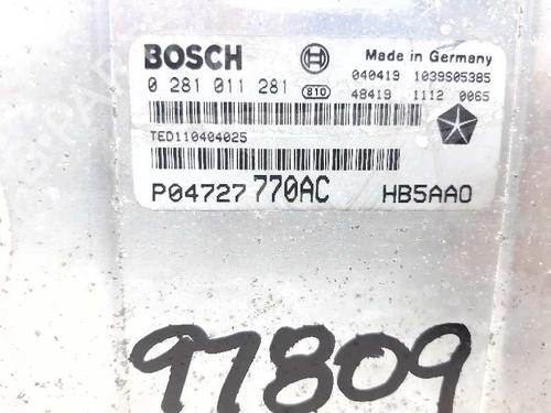 Engine control unit (ECU) CHRYSLER VOYAGER IV (RG, RS) 2.8 CRD | BP20776341M57 