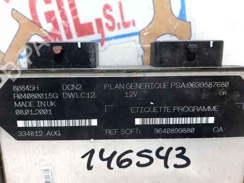 Engine control unit (ECU) PEUGEOT 206 Hatchback (2A/C) 1.9 D | BP20757894M57 