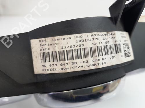 Instrument cluster PEUGEOT 207 (WA_, WC_) 1.6 HDi | BP30681864C47