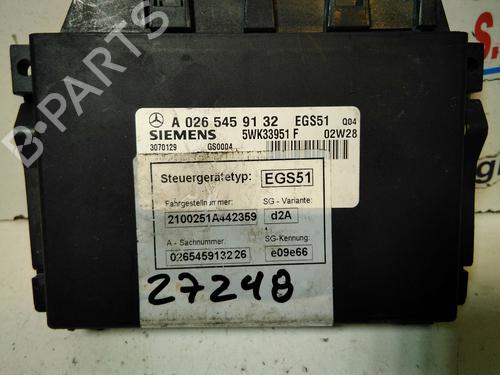 Used Gearbox control unit MERCEDES-BENZ E-CLASS (W210) E 230 (210.037) (150 hp) 20790346
