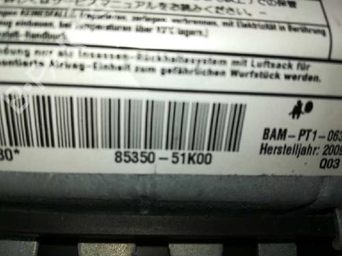 Right seat airbag OPEL AGILA (B) (H08) 1.3 CDTI (F68) | BP20807442C14 