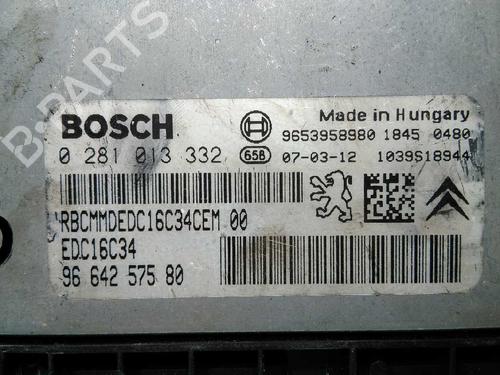 Engine control unit (ECU) PEUGEOT 407 (6D_) 1.6 HDi 110 (6D9HZC, 6D9HYC) | BP20795651M57 