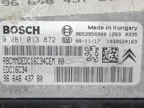 Computer motormanagement CITROËN C4 I (LC_)  | BP20773702M57 