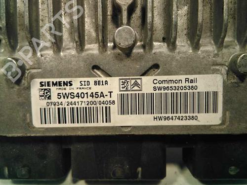 Engine control unit (ECU) PEUGEOT 307 Break (3E) 2.0 HDI 90 | BP20796473M57 