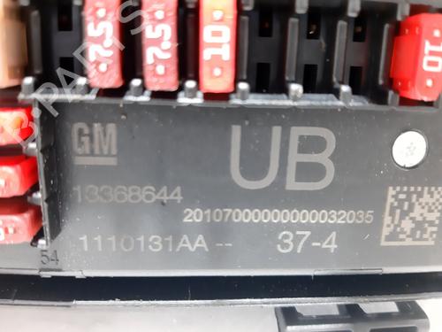 Fuse box OPEL ASTRA J (P10) 1.7 CDTI (68) | BP20741050E1