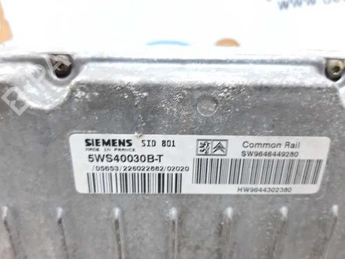 Engine control unit (ECU) PEUGEOT 307 (3A/C) 2.0 HDi 90 | BP20734174M57 