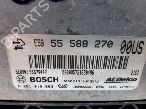 Engine control unit (ECU) OPEL CORSA D (S07)  | BP20732073M57 