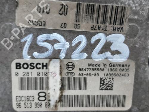 Engine control unit (ECU) PEUGEOT 206 Hatchback (2A/C)  | BP20764434M57 