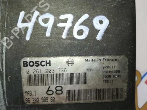 Engine control unit (ECU) PEUGEOT 106 II (1A_, 1C_) 1.1 i | BP20779833M57 