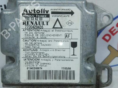 ECU airbags RENAULT LAGUNA I (B56_, 556_)  | BP20804484M53 