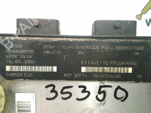 Engine control unit (ECU) PEUGEOT PARTNER Box Body/MPV (5_, G_) | BP20795893M57