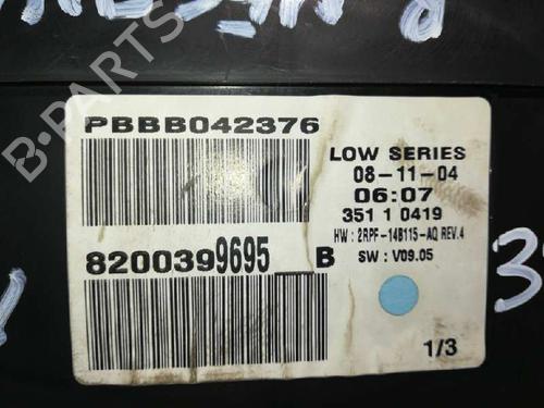 Instrument cluster RENAULT MEGANE II (BM0/1_, CM0/1_) 1.9 dCi (BM0G, CM0G) | BP20791404C47 