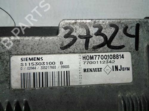 Engine control unit (ECU) RENAULT CLIO II (BB_, CB_) 1.4 (B/CB0C, B/CB0S) | BP20796847M57 