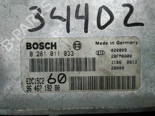 Engine control unit (ECU) PEUGEOT 807 (EB_) 2.2 HDi | BP20795130M57 