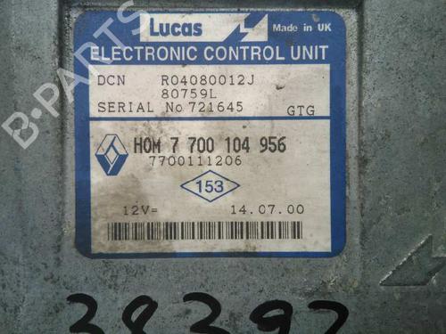 Engine control unit (ECU) RENAULT KANGOO (KC0/1_) D 65 1.9 (KC0E, KC02, KC0J, KC0N) | BP20797574M57 