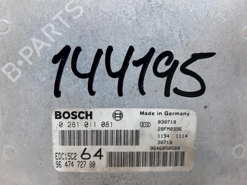 Engine control unit (ECU) PEUGEOT 307 (3A/C) 2.0 HDi 110 | BP20756208M57 